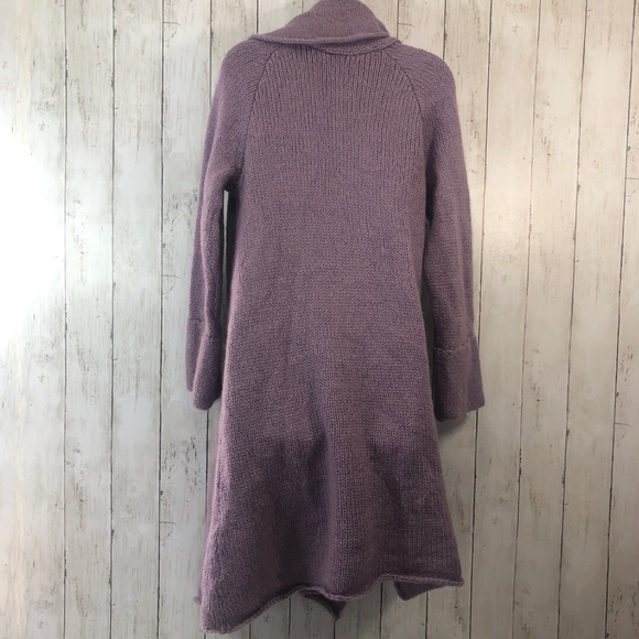 Soft Surroundings Telluride Topper Wool Blend Long Cardigan Lavender Small… - Picture 2 of 7